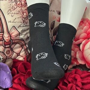 Hello Kitty Black Sheep Pattern Socks